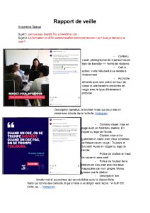 rapport de veille 1/9