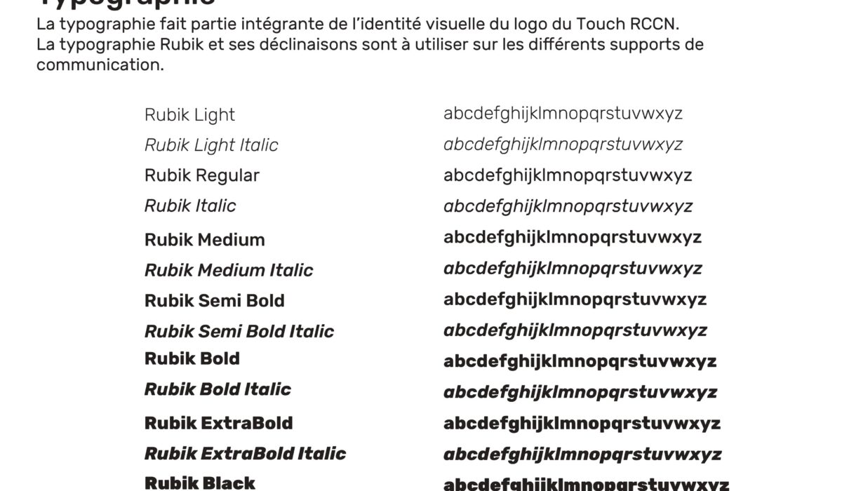 Charte graphique logo 5/6
